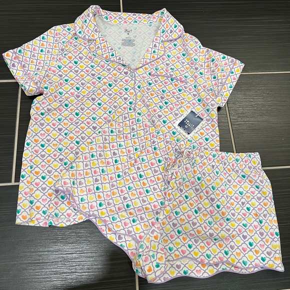 Roller Rabbit x Target Colorful Heart Pajama Set - Picture 3 of 6
